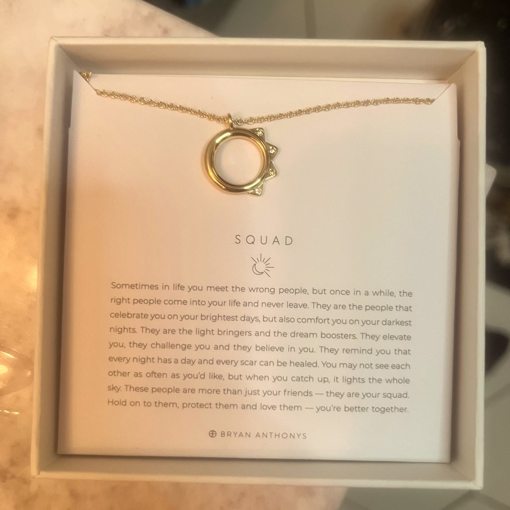 Bryan Anthonys Squad necklace